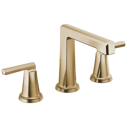 Brizo Levoir Widespread Lavatory Faucet with High Spout - Less Handles 1.2 GPM - Complete Kit - Brilliance® Luxe Gold®