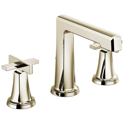 Brizo Levoir Widespread Lavatory Faucet with High Spout - Less Handles 1.2 GPM - Complete Kit - Brilliance® Polished Nickel