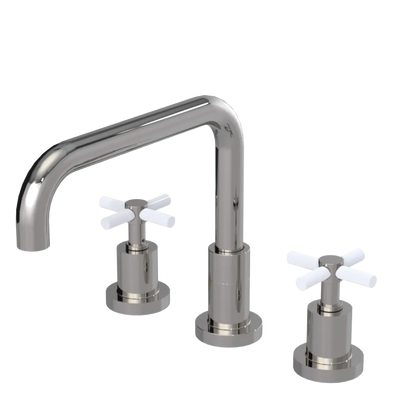 Rubinet Widespread Kitchen Set Polished Nickel