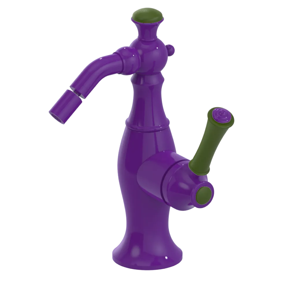 Rubinet Single Control Bidet Fitting (less drain) Purple Haze
