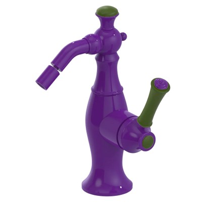 Rubinet Single Control Bidet Fitting (less drain) Purple Haze