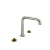 Baril 8" c/c lavatory faucet (without handle), drain included