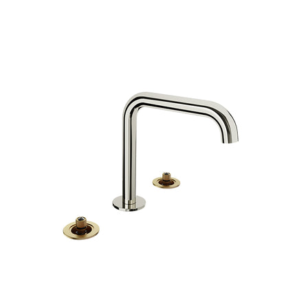 Baril 8" c/c lavatory faucet (without handle), drain included