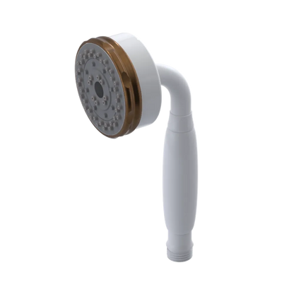 Rubinet 3 Function Hand Held Shower Only White