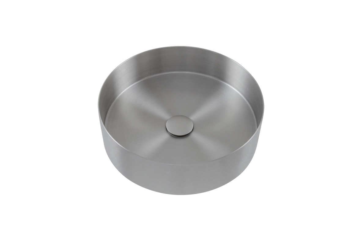 Aquaflo ORB 15" Handcrafted Stainless Steel Vessel Sink - BSO15