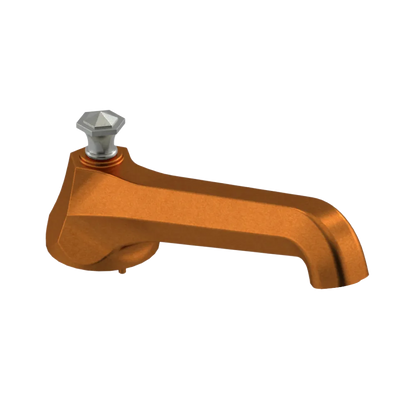 Rubinet Tub Filler Spout Deck Mount Antique Copper Matt