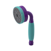 Rubinet 3 Function Hand Held Shower Only Purple Haze