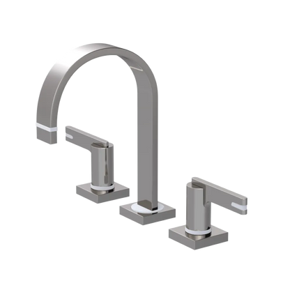 Rubinet Widespread Lav. Set. (less drain) Polished Nickel