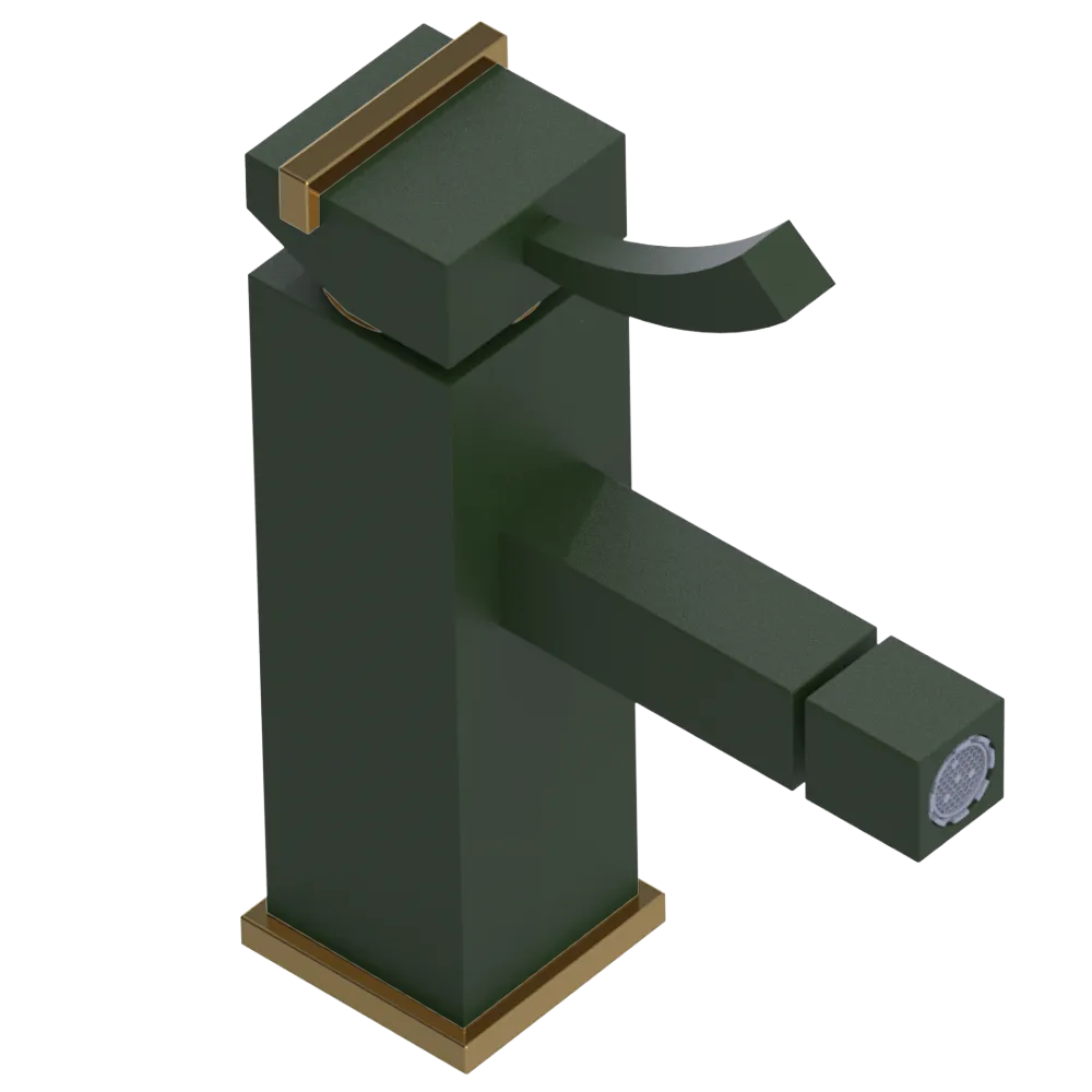 Rubinet Single Control Bidet Fitting (less drain) Green Envy