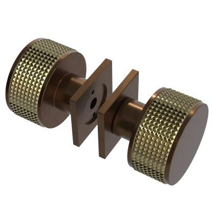 Rubinet Shower Door Knob (set) Tuscan Brass