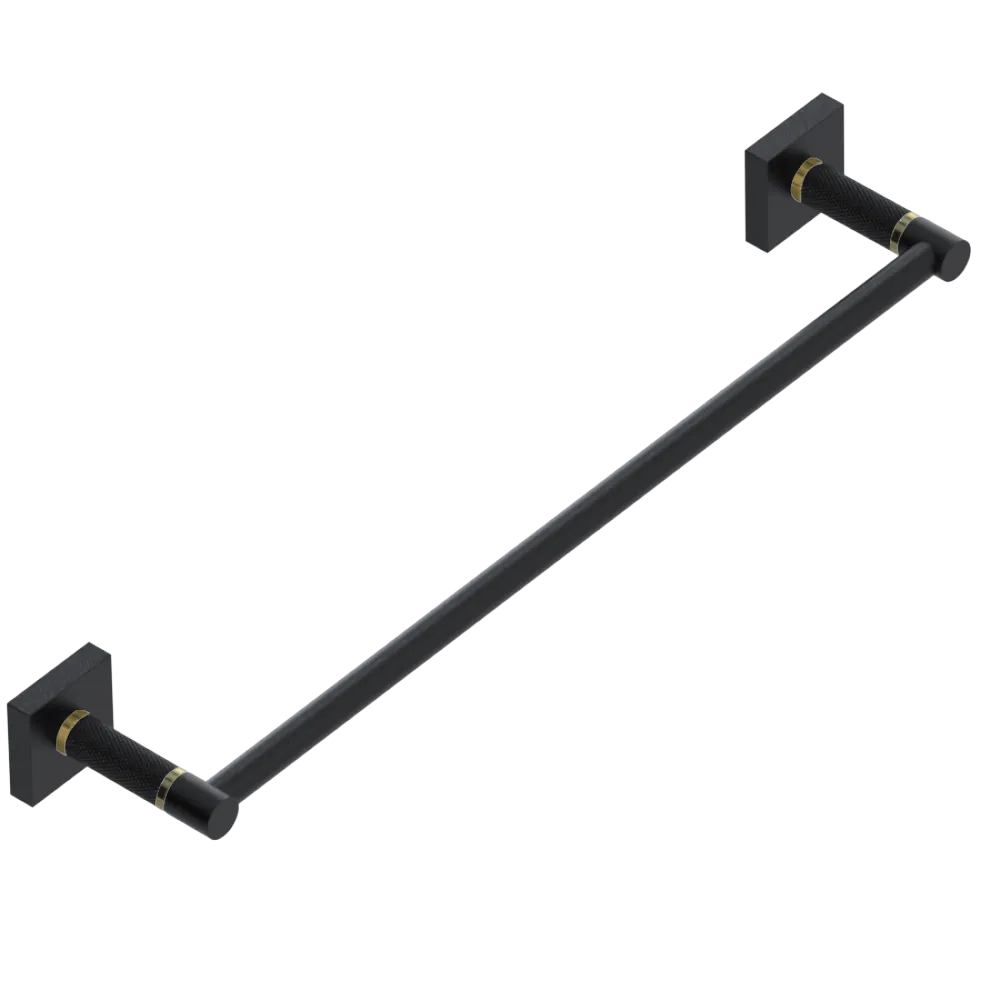 Rubinet 18" TOWEL BAR Matt Black