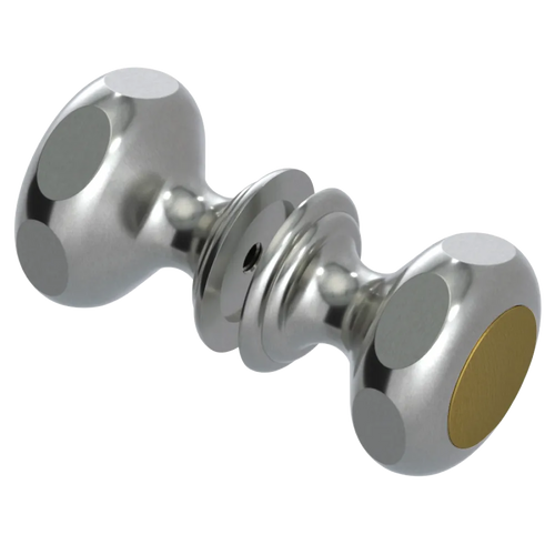 Rubinet Shower Door Knob (set) Satin Nickel
