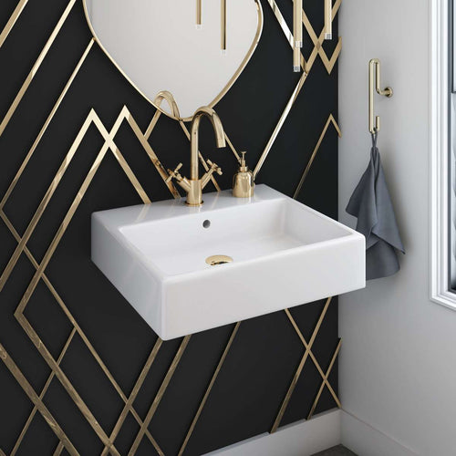 Contac Izobelle – 6610ANX – Single Hole Wall Hung Sink