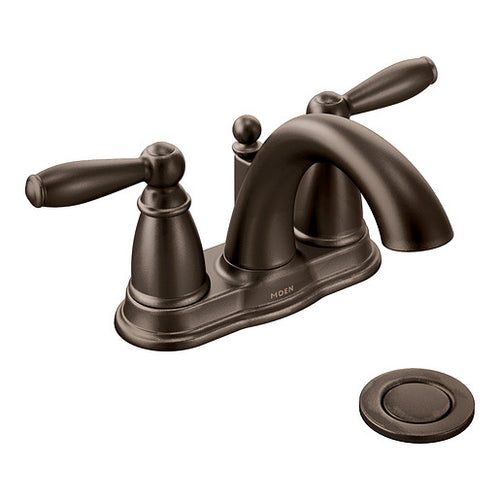 Moen Brantford Two-handle Centerset Bathroom Sink Faucet
