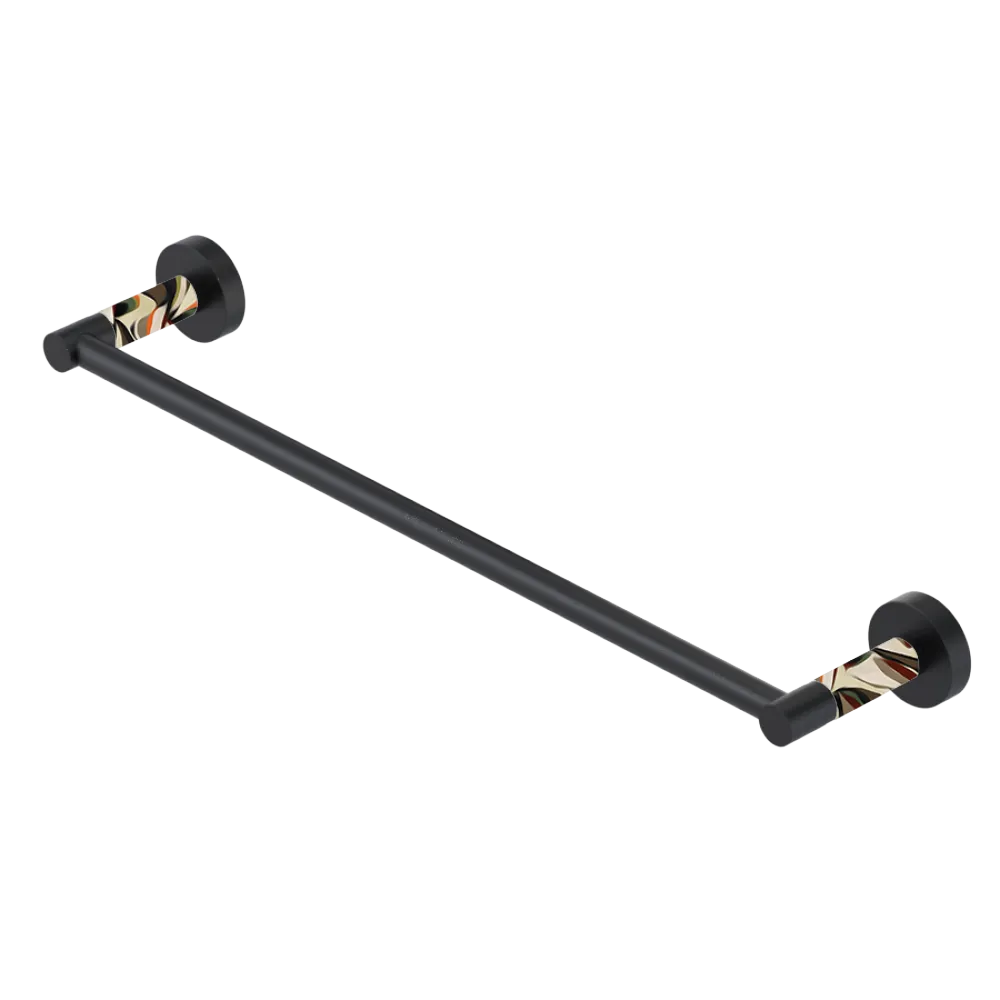 Rubinet Towel Bar 18" Matt Black