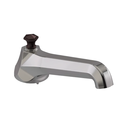 Rubinet Tub Filler Spout Deck Mount Polished Nickel