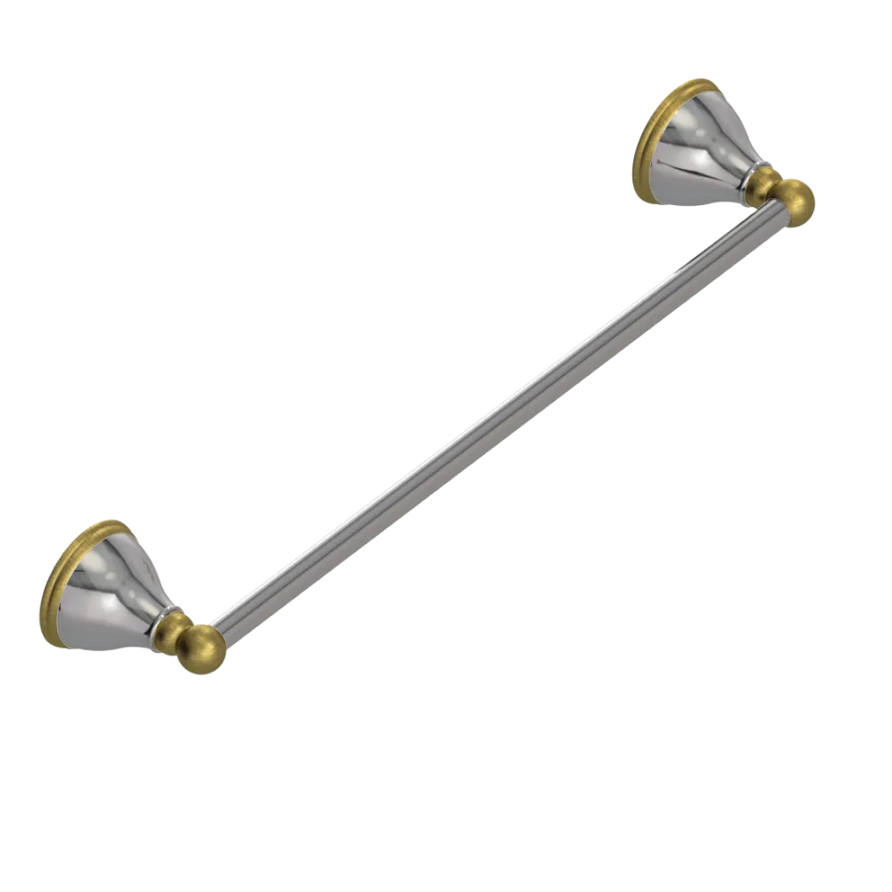 Rubinet Towel Bar 18" Polished Nickel