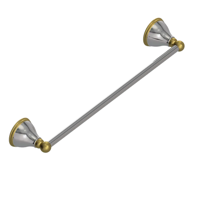 Rubinet Towel Bar 18" Polished Nickel