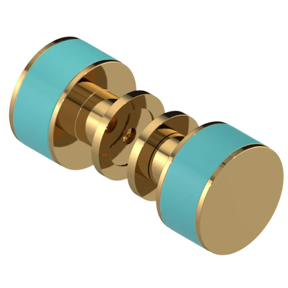 Rubinet Shower Door Knob (set) Gold