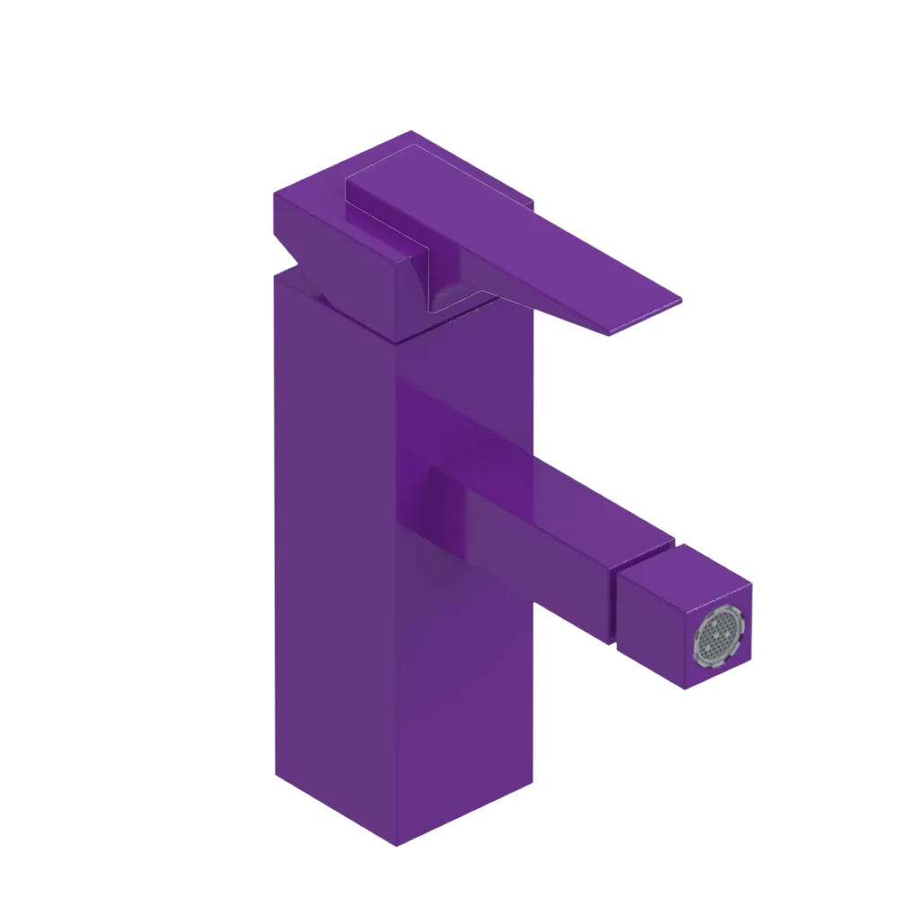 Rubinet Single Control Bidet Fitting (less drain) Purple Haze