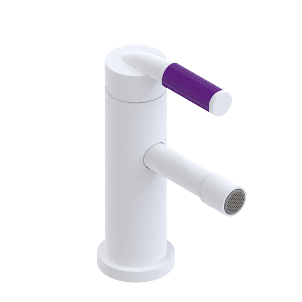 Rubinet Single Control Bidet Fitting (less drain) Matt White