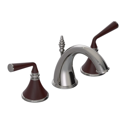 Rubinet Widespread Lav. Set. (less drain) Polished Nickel