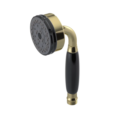 Rubinet 3 Function Hand Held Shower Only Natural Brass