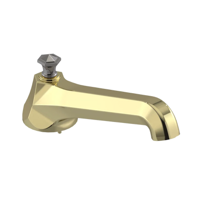 Rubinet Tub Filler Spout Deck Mount Gold