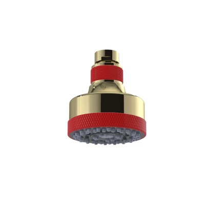 Rubinet 3 FUNCTION SHOWER HEAD Natural Brass