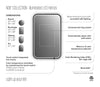 KALIA NOXLED-illuminated bathroom mirror - 24" x 36"