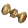 Rubinet Shower Door Knob (set) Satin Gold
