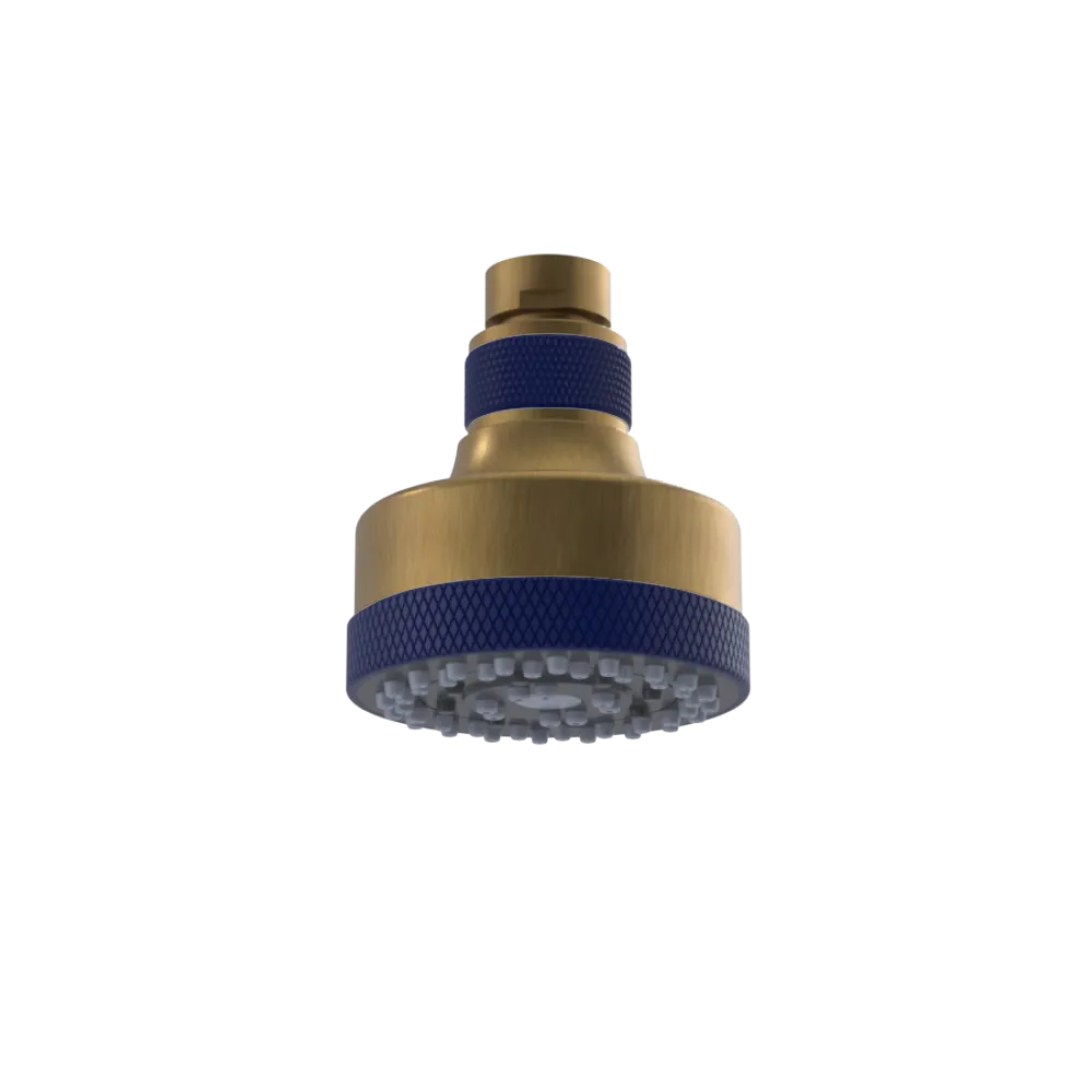 Rubinet 3 FUNCTION SHOWER HEAD Antique Brass Matt