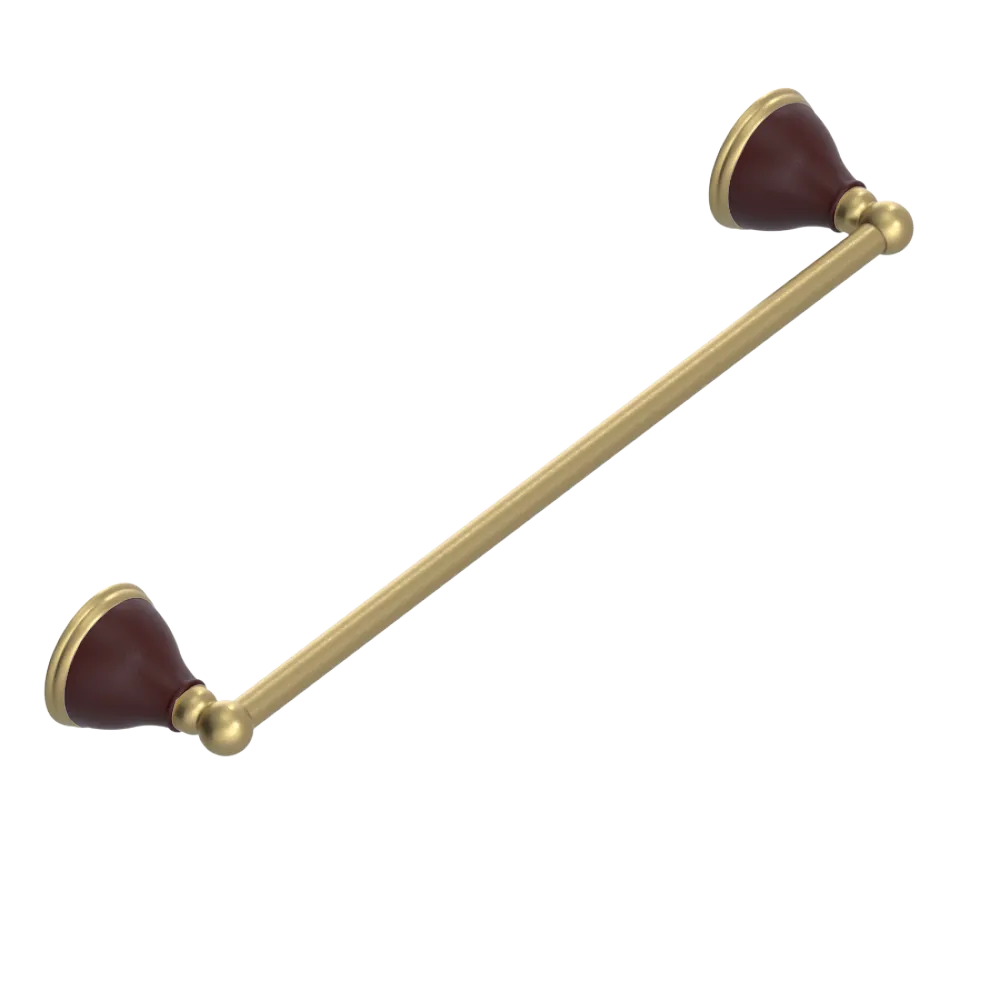 Rubinet Towel Bar 18" Satin Brass