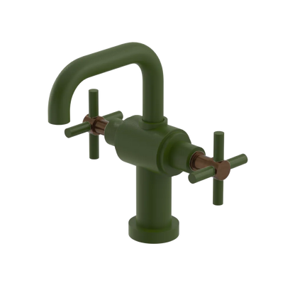 Rubinet Single Hole Dual Handle Lav. Set. (less drain) Green Envy