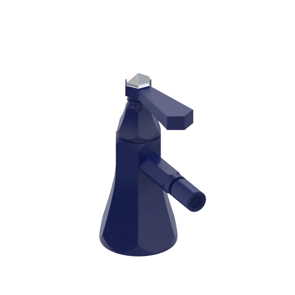 Rubinet Single Control Bidet Fitting (less drain) Midnight Blue