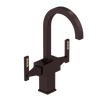 Rubinet Single Hole Dual Handle Lav. Set. (less drain) Oil Rubbed Bronze