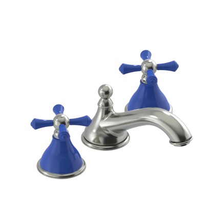 Rubinet Widespread Lav. Set. (less drain) Satin Nickel