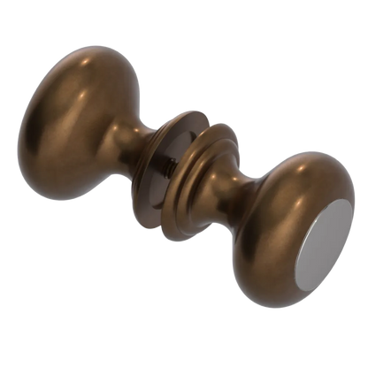 Rubinet Shower Door Knob (set) Tuscan Brass