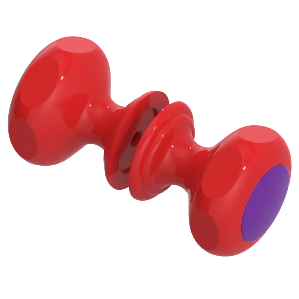 Rubinet Shower Door Knob (set) Red
