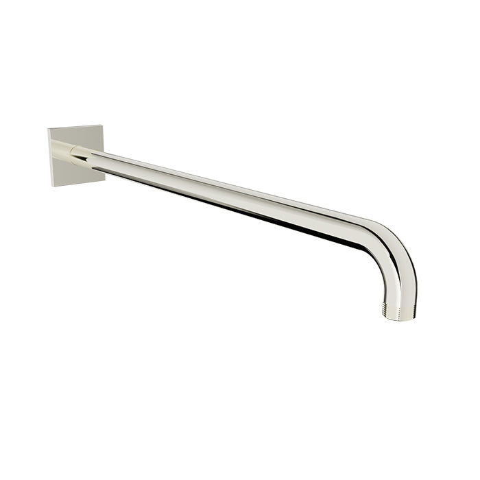 Baril 18" wall-mounted shower arm, square flange