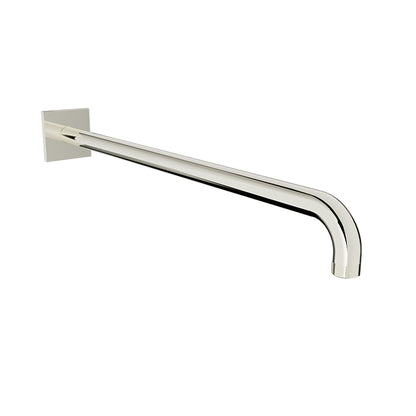 Baril 18" wall-mounted shower arm, square flange