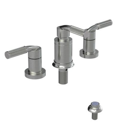 Rubinet Bidet Fitting with Spray, Diverter, and Vacum Breaker (Less Drain) Satin Nickel