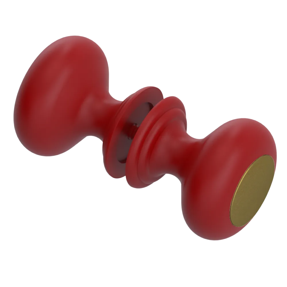Rubinet Shower Door Knob (set) Maroon