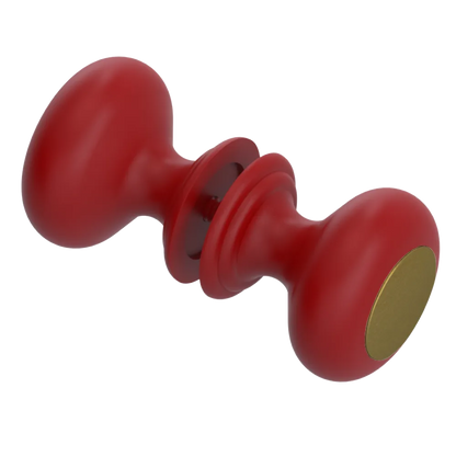 Rubinet Shower Door Knob (set) Maroon