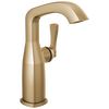 Delta Stryke - Single Handle Mid-Height Bathroom Faucet In Lumicoat® Chrome