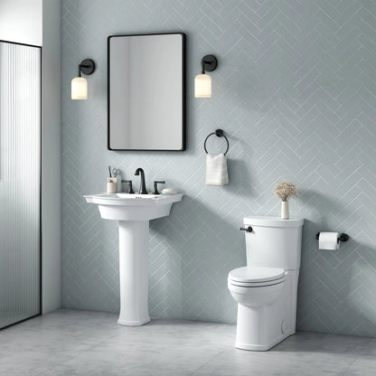 American Standard Estate® Skirted Two-Piece 1.28 gpf/4.8 Lpf Chair Height Elongated Toilet With Seat