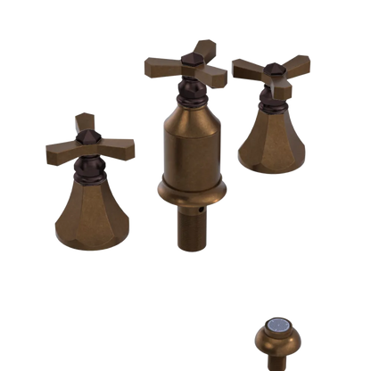 Rubinet Bidet Fitting with Spray, Diverter, and Vacum Breaker (Less Drain) Oil Rubbed Bronze