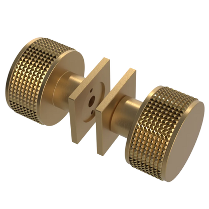 Rubinet Shower Door Knob (set) Satin Gold