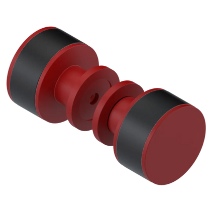 Rubinet Shower Door Knob (set) Maroon