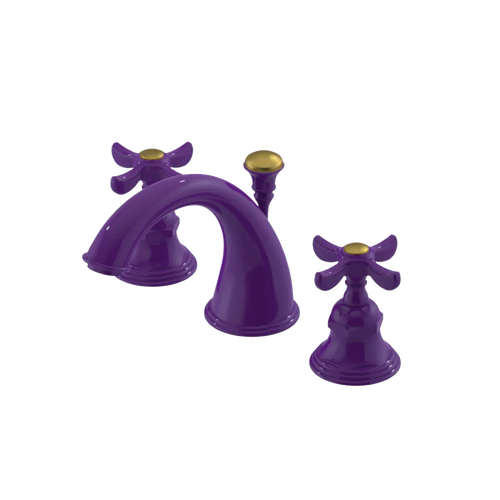 Rubinet Widespread Lav. Set. (less drain) Purple Haze